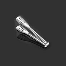 1 chiếc kẹp gắp thức ăn bằng thép không gỉ chống trượt, chịu nhiệt, thích hợp cho thịt, salad, bánh mì, tiệc nướng, tiệc buffet, đồ nấu ăn, dụng cụ nhà bếp thiết yếu - Nhiều màu - Xem 18