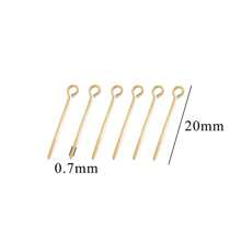 20pcs Stainless Steel Nine-Figure Needle, About 20-70MM Long, Flexible Eye Needle, For DIY Bracelets, Necklaces, Earrings, Hairpins, Jewelry, Handmade Material Accessories