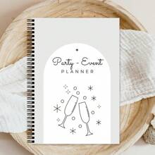 派对策划笔记本 - 策划信息、餐饮、装饰、娱乐节目和派对预算记录