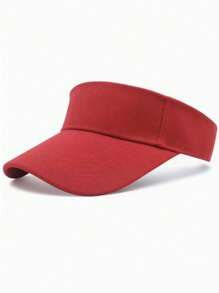 1PC,Unisex,Custom Visor Hat, Personalized Sun Visor Cap, Custom Business Logo Visor Hat, Unisex Adult Tennis Visors, Put Your Text Or Design Logo Hats, Colorful,Cute,Adorable,Funny,Kawaii,Y2K,Stylish,Unisex,Casual,Custom,Personalized,Unique,Customized,Ideal Gifts For Him,Ideal Gifts For Her,Her,Boyfriend,Girlfriend,Family,Friends,Children,For Anniversaries,For Valentine's Day,For Mother's Day,For Birthdays,For Children's Day,For Father's Day,For Graduation,For Weddings,For Housewarming - Multicolor - View 15