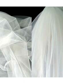 1/3/5 Yards Tulle moelleux de luxe de 160 cm de large, gaze suisse transparente, parfait pour les robes de mariée DIY, les voiles, les décorations de rideaux de porte et les tenues élégantes, polyester lavable - Multicolore - Voir 22