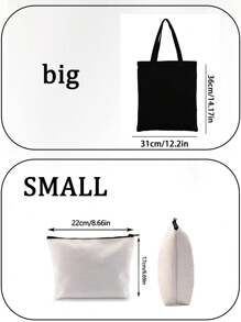 10/5/3/1 szt. Prosta płócienna torba damska, otwarta płócienna torba na ramię, płócienna torba podróżna, damska torebka o dużej pojemności, unisexowa płócienna torba podróżna, wielokrotnego użytku, modna, wielofunkcyjna torba na zakupy, torba na prezent konferencyjny