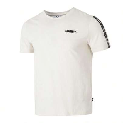 Puma ESS No. 2 Logo Tape Tee 男士运动服跑步健身训练透气短袖T恤 692484-87