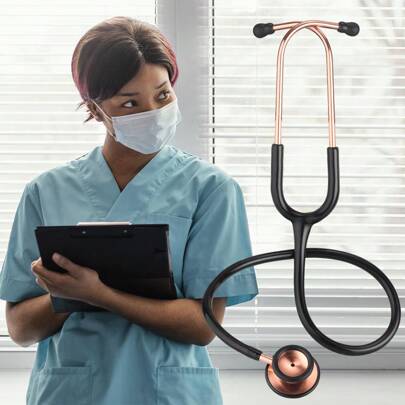 Professional Double Sided Stethoscope Portable Cardiology Stethoscope Medical Equipment Nurse Doctor Stethoscope Equipo Medico