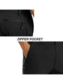 Cotrasen Men's Summer Athletic Shorts Lightweight Quick-Drying Capri Shorts Hiking Shorts Fitness Shorts With Pockets