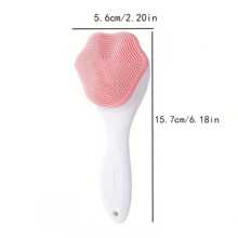 1pc Cat Claw Shaped Silicone Face Scrub Brush, Manual Deep Pore Cleansing Exfoliating Tool For Makeup Remover & Blackhead Removal