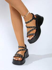 Women's Platform Wedge High Heel Sandals, Casual Comfortable Versatile 2025 Summer New Arrivals