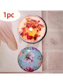 1pc/4pcs Of Hot Melt Wax Aromatherapy Set, Homemade Soy Candle Cups, Flower Candles For Weddings And Holiday Decorations, Perfect Gift For Family And Friends, Tin Cans Of Aromatherapy Candles For Birthday, Valentine's Day Or Mother's Day Travel, Aromatherapy Gift Box Gifts Graduation - Multicolor - View 8