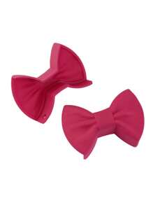 Mignon clip antibrûlure en silicone en forme de nœud. Clip d'isolation créatif en nœud en silicone résistant à haute température pour protéger les oreilles