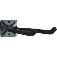 Heavy Duty Garage Tires Hooks Wall Mounted Hanger Tool Organizer Rack Hardware Steel Metal Multi-Tools Storage Utility Hooks With Screws And Anchors (4, Black) No Power Connection Needed