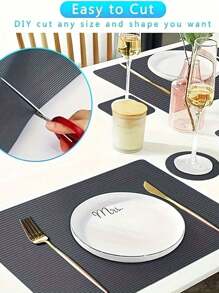 1 件 EVA 厨房抽屉衬垫防滑橱柜衬垫可洗冰箱衬垫防油搁板衬垫适用于厨房餐厅透明 - 彩色 - 查看 6