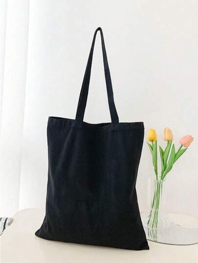 10PCS/3/5pcs 黑白组合套装升华手提袋空白帆布手提袋用于装饰和 DIY 手工杂货袋，简约优雅，旅行简易收纳袋