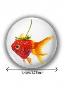 Funny Pattern Button Badges, Student Backpack Pins, Canvas Bag Decorative Badges, Interesting Gifts, Perfect For Friends, Teachers, Parents, And Cousins - Multicolor - View 6