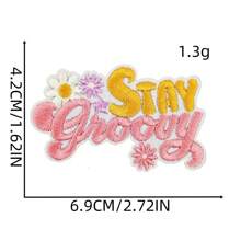 1 件/15 件套嬉皮士熨烫补丁，缝制刺绣贴花修补补丁，DIY 服装补丁，夹克，牛仔裤，裤子，连衣裙，背包，帽子装饰 - 彩色 - 查看 10