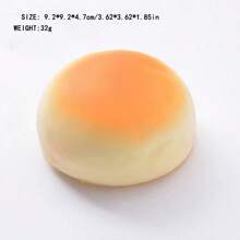 1 件逼真 PU 慢回弹假面包装饰、烘焙摄影道具面包模型、减压和新奇玩具