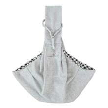 Bolso bandolera para mascotas de 7,5 kg, transportín para gatos, mochila transportadora para perros, nuevo bolso bandolera para mascotas, bolso grande para perros pequeños, bolso bandolera transpirable para gatos, combo de mochila y correa automática de 5 m para mascotas de menos de 7,5 kg, color gris