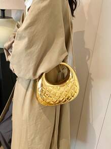205 Cross Border Popular Diamond Grid Patterned Handbag, High-End Acrylic Bag, Women's European And American Dinner Bag, Shoulder Crossbody Bag, Women's