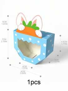 10pcs/5pcs/1pc Super Cute & Adorable Fruit Shaped Gift Boxes With Transparent Window, Creative Pineapple, Apple, Carrot Design High Quality Paper Boxes, Great For Party Gifts, Small Items Storage, Desk Decor, Room Decor, Fun Little Box, Ideal Surprise Gift, Thoughtful Choice For Stylish Parents To Spread Love & Joy, Perfect Party Decoration