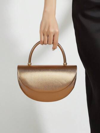 优雅女士手提包，简约链条手拿包，轻便奢华派对/晚宴包，送给女朋友的完美生日礼物，适合派对、婚礼、舞会、正式场合，可搭配节日派对礼服、晚礼服和亮片连衣裙。