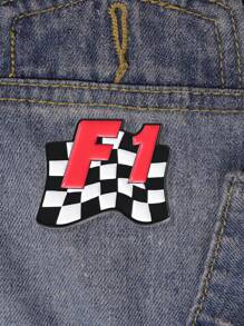 Keramisch glasierte Nägel, kreatives Styling Rennraster Metall Abzeichen, Kleidung Rucksack Accessoires, Metall Broschen, Gepäck und Mode Accessoires, Kleidung Accessoires, Legierung Material Broschen. Pin für Kleidung Tasche Charm Schule Kpop Lehrer Zubehör Tasche Charms Süße Büro Accessoires Hemden Jacke Schmuck Weihnachten Halloween Herbst-Winter Accessoires, geeignet für Teenager, Jugendliche, Männer, Lässig, Outdoor, Athletisch, Urlaub, Abschlussgeschenke, Geburtstag, Alltags Kleidung Pin Lustige Lehrergeschenke