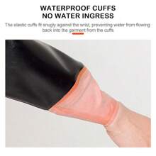 Mens Full Body Waders Dry Suit PVC For Floods Fly Fishing Heavy Duty Sizes 7 -12 - Black - View 8