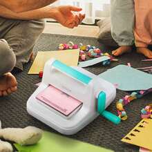 Manual Die Cutting And Embossing Machine, Portable Cut Machines, 6 In/9in ,Opening Scrapbooking Machine Full Kit Included - trắng - Xem 3