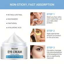 Retinol Firming Eye Cream, Moisturizing And Hydrating, Improves Relaxation And Firming Around The Eyes - 彩色 - 查看 5