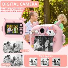 儿童相机，可即时打印儿童相机，可打印照片，适合 3-12 岁儿童作为玩具相机，以及数码相机作为生日和圣诞节礼物，适合 3 4 5 6 7 8 9 10 11 12 岁男孩和女孩，返校 - X5D - 查看 4