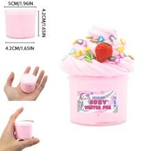 1 Peça/5 Peças Kit de Slime Fofo com Encantos de Leão e Baleia, Massa de Modelar Cheirosa, Não Pegajosa e Esticável DIY para Crianças, Brinquedos Sensoriais, Lembrancinhas de Festa, Prêmios para Crianças