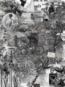 SCXXBSW 58 件装复古邮票剪贴画卡通涂鸦贴纸装饰水杯笔记本行李防水贴纸 - 彩色 - 查看 2