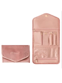 1pc Phụ kiện gấp gọn di động, Hoa tai và túi xách, 1pc Hộp đựng đồ trang sức đơn giản bằng PU, Có thể đựng đồ trang sức và những thứ khác, Thuận tiện để cất giữ và mang theo những vật dụng thiết yếu khi đi du lịch Những vật dụng thiết yếu cho kỳ nghỉ - Nhiều màu - Xem 16