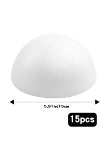 15 件/10 件/5 件/3 件/2 件/1 件装白色聚苯乙烯泡沫砖矩形适用于工艺品、插花、美术用品、家居装饰、节日装饰 - 适用于婚礼装饰、新娘背景、花束、胸花、拱门、餐桌中心装饰、圣诞节、万圣节、感恩节、返校节、情人节、教师节、母亲节 - 5.91in/15cm - 查看 5