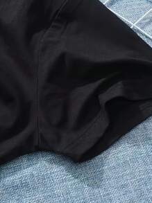 Camiseta de Talla Grande con Estampado de Animales y BE KIND, Top Casual de Manga Corta y Cuello Redondo para Primavera y Verano, Ropa de Talla Grande para Mujeres - Negro - Ver 6