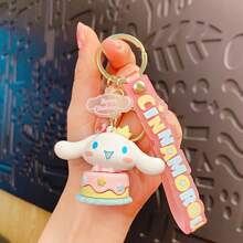 Sanrio Sanrio Cinnamoroll Keychain - Multifunctional Cute Silicone Pendant Suitable For Bags And Keys, Perfect Gift For Birthday, Christmas, Valentine's Day, Sanrio