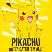pokemon T-Shirt | Pikachu Lightning Boys' T Shirt | Kids' Tops - Yellow - View 4