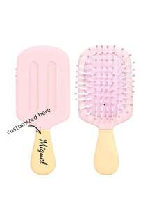 1 chiếc lược massage đệm khí dễ thương tùy chỉnh, có thể tùy chỉnh bằng văn bản, chữ ký, lược massage đệm khí lược túi khí, lược túi khí sử dụng tại nhà cho bé gái, học sinh, thanh thiếu niên, lược nhỏ cầm tay mini - Nhiều màu - Xem 13