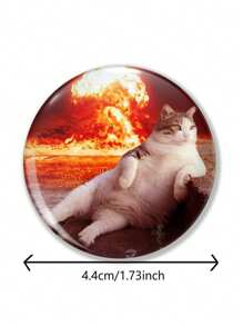 有趣的图案纽扣徽章、学生背包翻领别针、帆布包装饰、送给朋友、老师、父母、表兄弟的有趣礼物