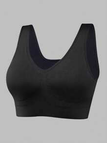 Sexy Women Push Up BREAST Bra Backless Bras Wireless Brassiere Breathable Seamless Bra, Lingerie