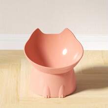 New Pet Cat High Foot Bowls, Protect Neck Vertebra, Spill-Proof Plastic Slanted Cat/Dog Food Feeder Dishes