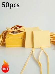 1/10/50pcs Super Fine Fiber Jewelry Pouches, Jewelry Packaging Bags, Jewelry Gift Bags, Wedding Birthday Party Candy Bags, Earrings Bracelet Necklace Compact Storage Bags, Party Holiday Gift Wrapping Bags - Microfiber Full Cover - View 11