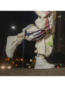 Women's Sneakers Booties For Crossfit Training Gym Casual High Top Booties Women's Sneakers - trắng - Xem 3