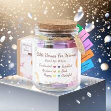 Frasco con versículos bíblicos sobre sentimientos, léeme cuando lo necesites - Frasco con versículos bíblicos para emociones y sentimientos, tarjetas de oración y escritura, regalo para graduación, estudio bíblico, iglesia, regalos cristianos para mujeres, hombres, mamá, papá, amigos