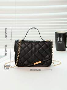 时尚百搭简约休闲手提包方形包