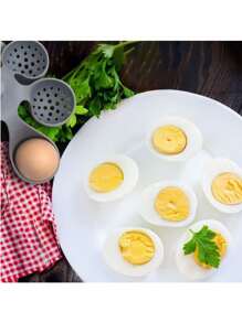 1pc Heat-Resistant Silicone Egg Cooker For Home Kitchen, Steamer Tools For Multi-Portion Breakfast