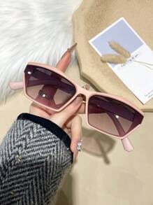 1 pieza Gafas de moda multifuncionales con montura de policarbonato en estilo clásico, casual y retro, adecuadas para exterior, trayectos, todas las estaciones, conducción, pesca, deportes, fotografía callejera y pasarela, unisex