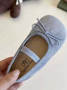 Toddler Flower Girl Dress Shoes - Girl Ballet Flats Party School Shoes Wedding