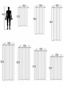 1pc Solid Color Transparent Voile Curtain, Lightweight Yet Drapes Well, Semi-Sheer, Works For Balcony, Bedroom, Living Room Decor & Window Partition - 39"W X 79"L(100x200cm) - View 4