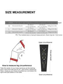 1 Piece Sports Knee Pad, Honeycomb Anti-Collision Knee Support For Basketball, Football, Cycling Gym Accessories Knee Support Sports Knee Pads Gym Knee Pads - Multicolor - View 3