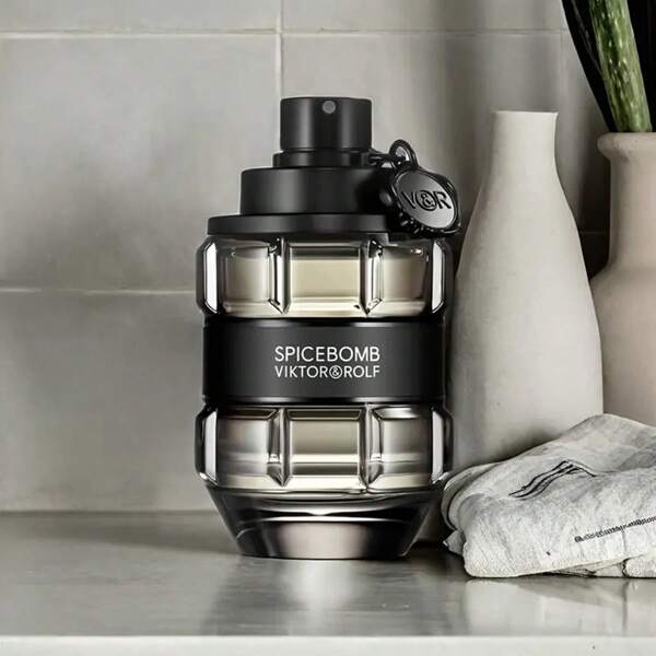 Viktor & Rolff Men's Perfume 3OZ,90ML, Unique Shape, Exciting! Good Smell, Last More Than 24 Hours, Suitable For Men Of All Ages, Suitable For Daily Use, Or For Gifts, Birthdays, Dates, Etc Halloween Day