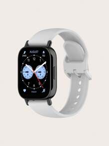 1 قطعة سوار ساعة ذكية قابل للإزالة من السيليكون ذو لون سادة متوافق مع ساعة Redmi Watch 5 لايت